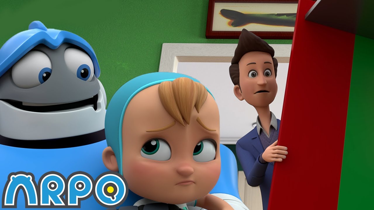 Uh Oh! Coffee Table Catastrophe👀| Baby Daniel and ARPO The Robot | Funny Cartoons for Kids