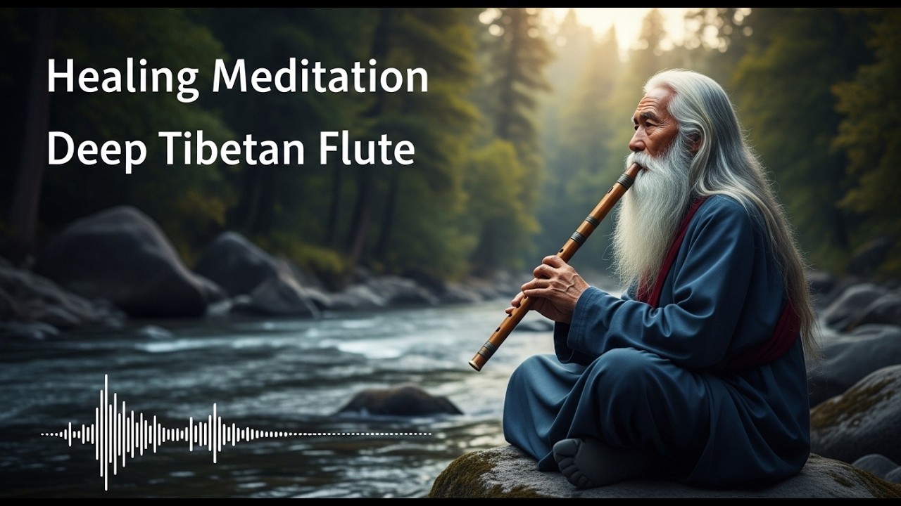 Deep Tibetan Healing Flute Meditation | Eliminates Negative Energy