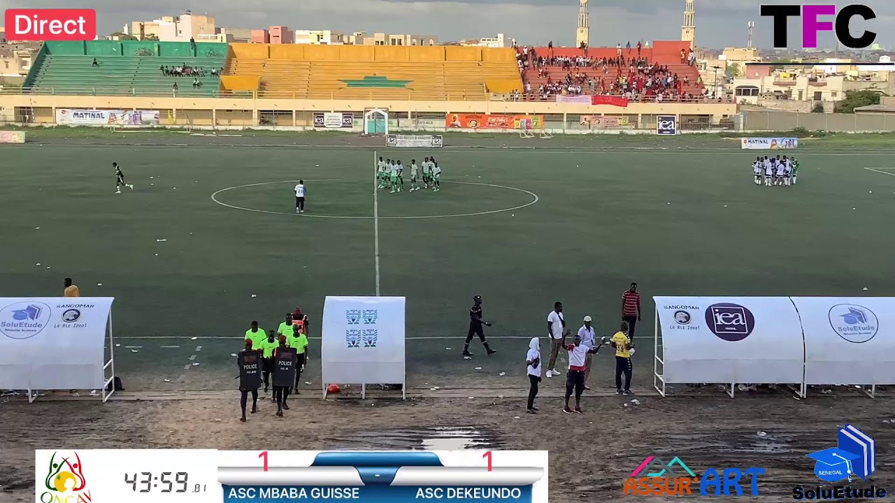🔴Direct 1MT ASC MBABA GUISSE VS ASC DEKEUNDO Navetane Rufisque 2024 (1ėme Journėe Zone.7A)