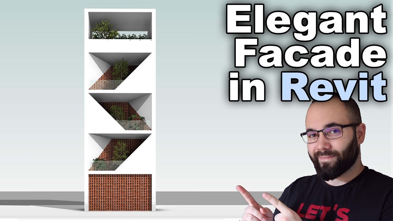 Elegant Facade in Revit Tutorial