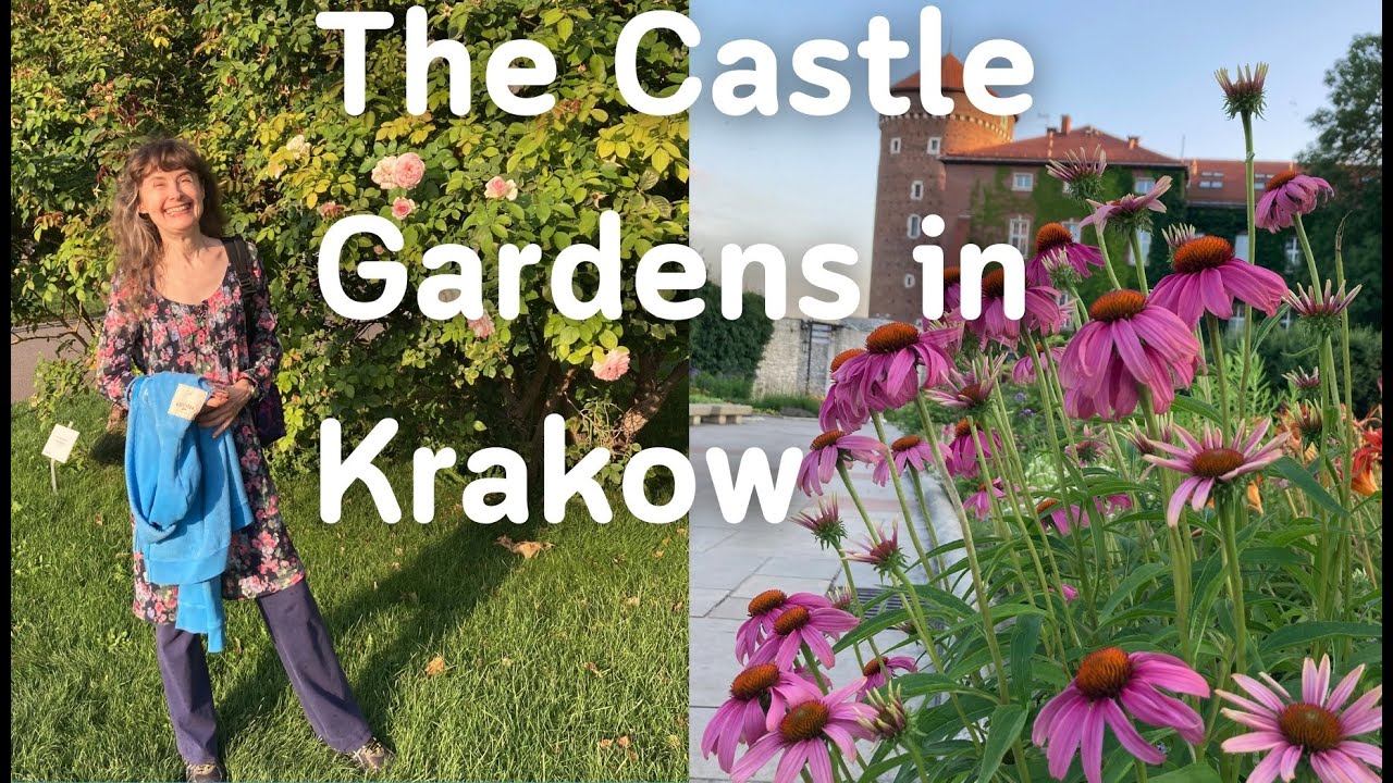 The GLORIOUS gardens of the ROYAL CASTLE in Krakow, Poland (subtitles/CCs in many languages)