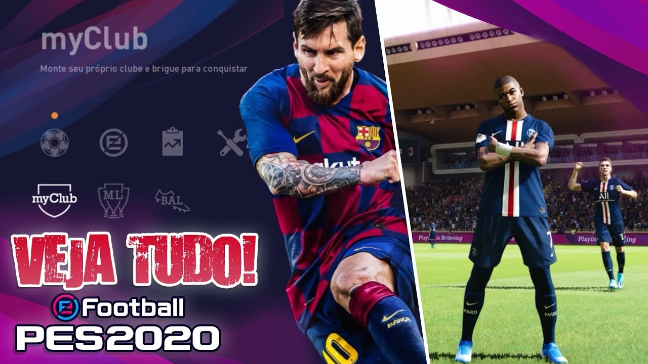 PES 2020 VERSÃO FINAL!! CONFERINDO TUDO!! MODOS, LIGAS, TIMES, GAMEPLAY E MAIS!!!