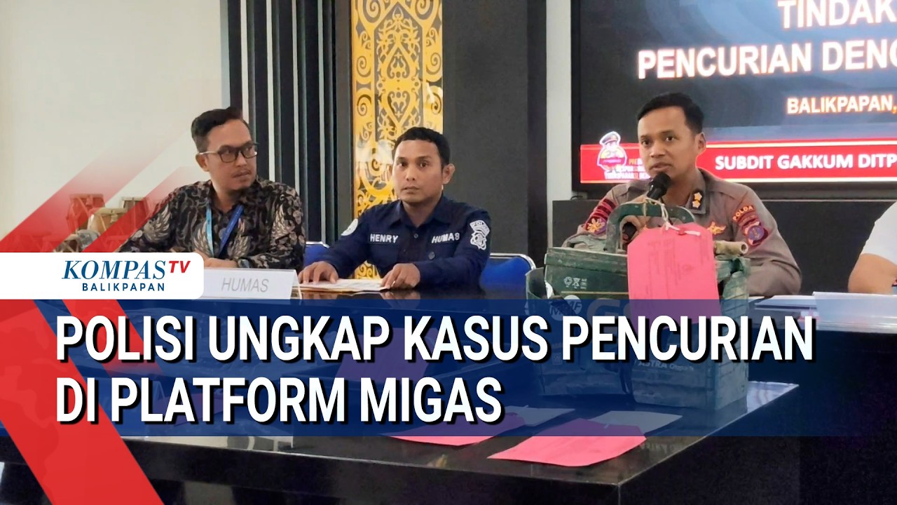 Polisi Ringkus Pelaku Pencurian di Platform Perusahaan Migas
