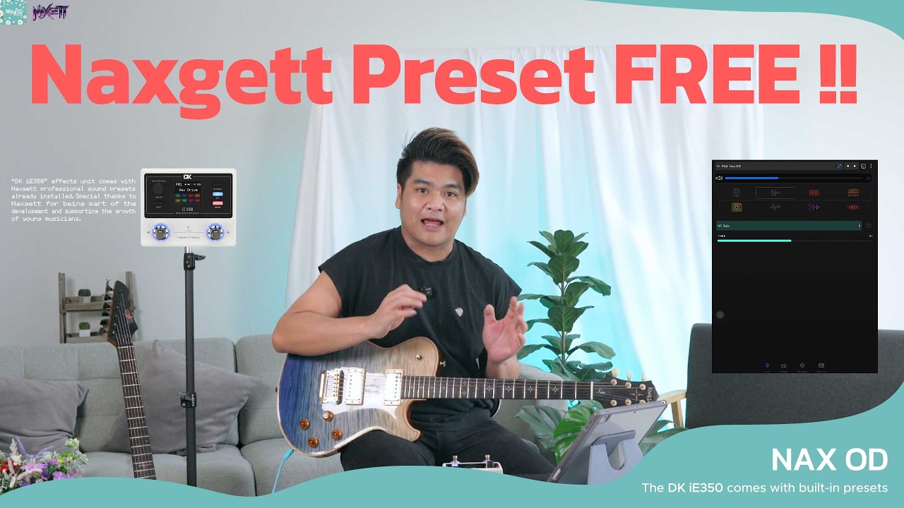 Preset ระดับศิลปิน FREE ในมัลติเอฟเฟกต์กีตาร์ไฟฟ้า ในราคา 1,890 #DKIE350