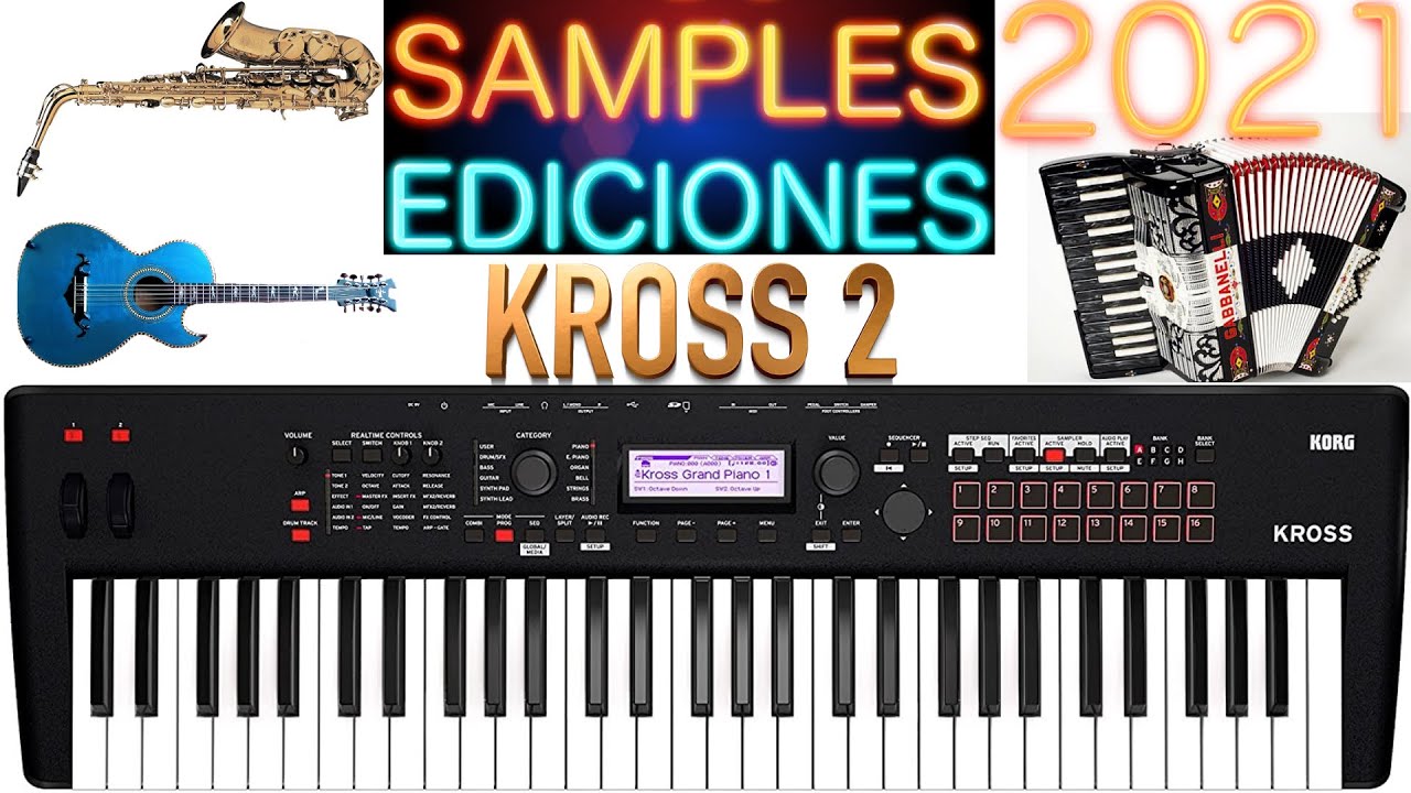 Korg Kross 2 Teclado en Venta con mas de 150 Sonidos Incluye Samples Ediciones Divisiones 1ra y 2nda