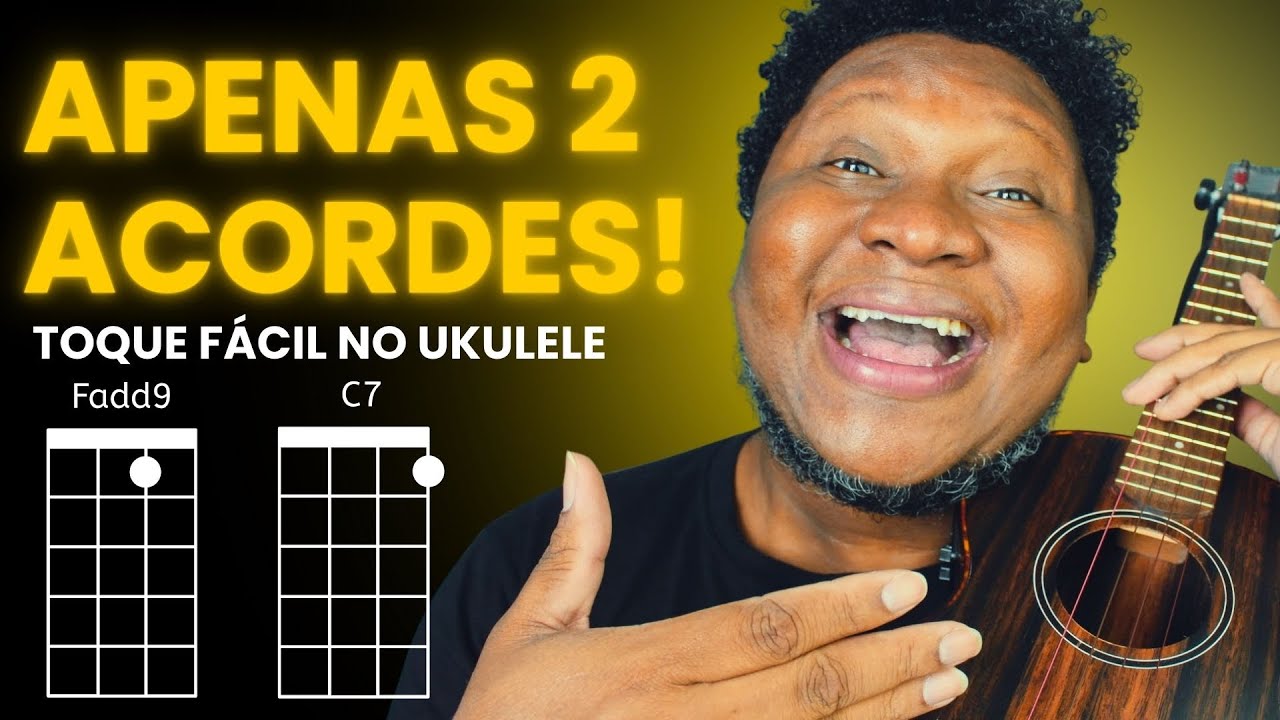 Aprenda 3 músicas fáceis no ukulele com apenas 2 acordes (iniciante)
