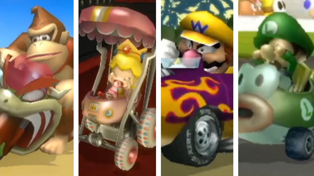 Mario Kart Wii Custom Tracks - All Characters Losing Animations (9th Place)
