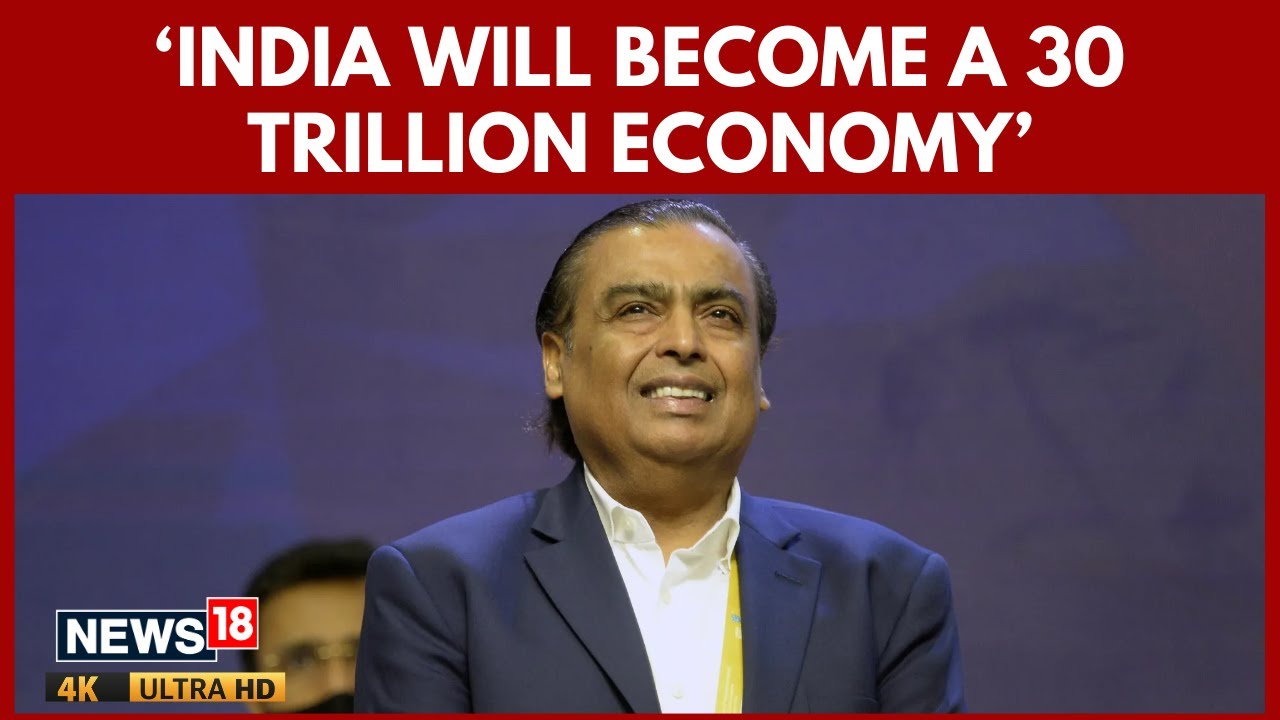 Mukesh Ambani Predicts India's GDP Will Hit $30 Trillion In Next 30 Years | Jio BlackForest | 4K