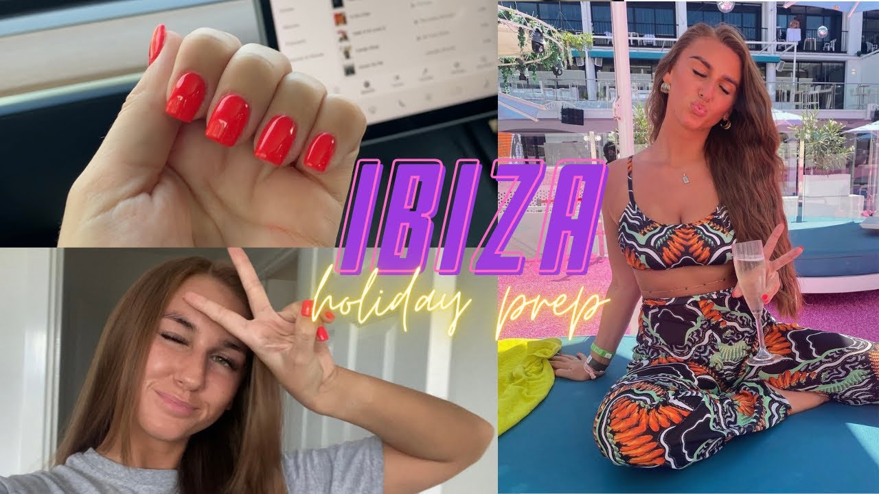 IBIZA BEAUTY PREP! lashes, brows, nails, teeth & more! | REBECCA CAPEL MAKEUP