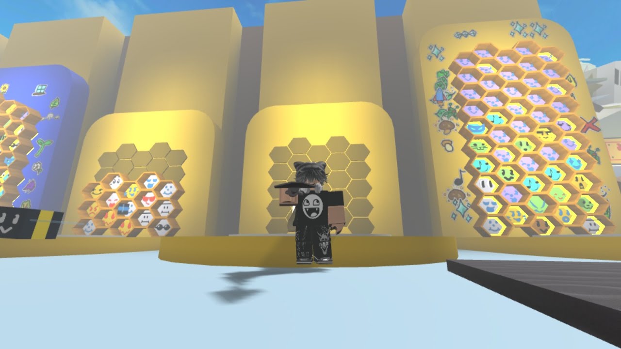 Playing bee swarm simulator