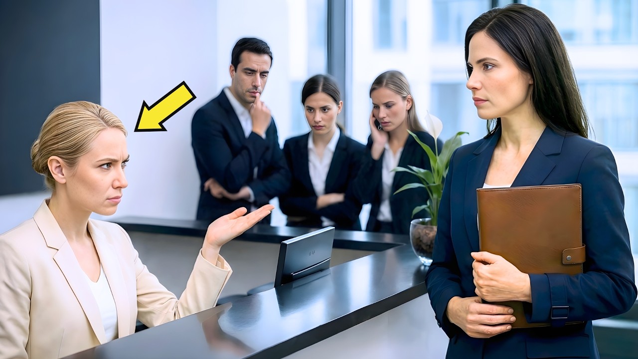 FIZERAM ELA ESPERAR NA RECEPÇÃO… SEM SABER QUE ERA A VERDADEIRA DONA DA EMPRESA
