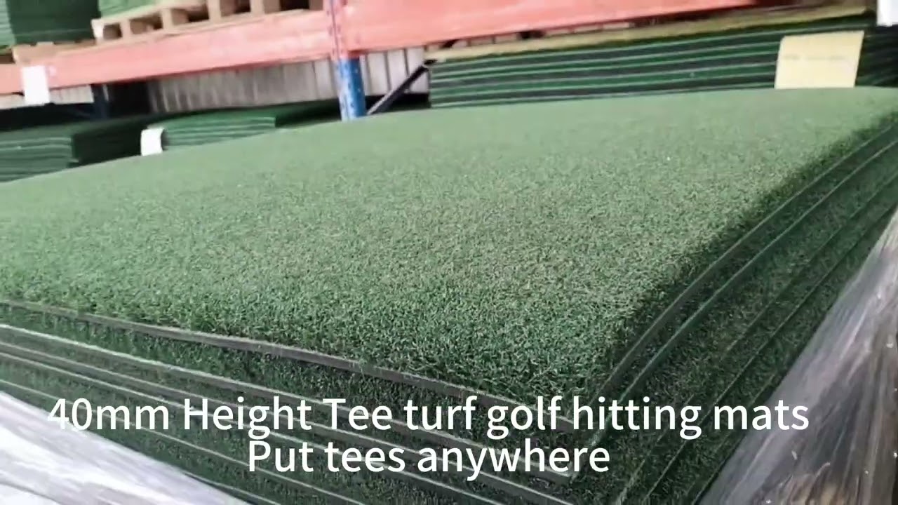 Tee turf golf mat for golf hitting practice golf training mat
