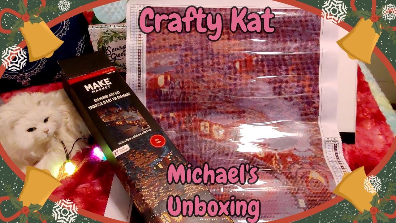 Michael's Unboxing/ NEW Make Market Diamond Painting/Christmas Train #diamondpainting #christmas