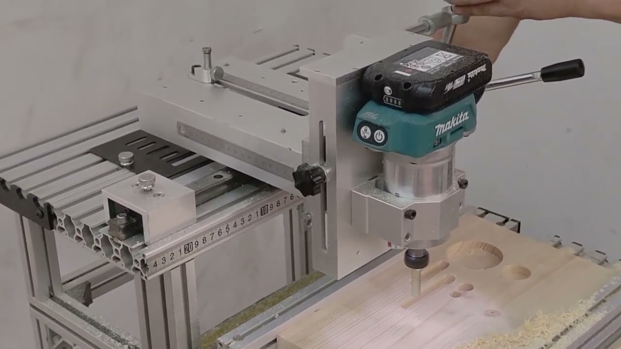 Manual mortise and tenon copying makes woodworking mortise and tenon simple
