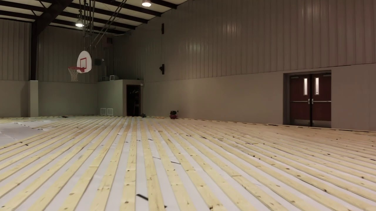 Hardwood Sports Floors Installation