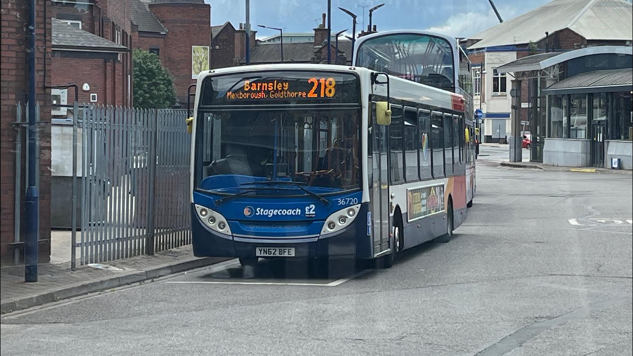 218 Stagecoach Bus - Rotherham to Manvers Station Road (Full Ride)