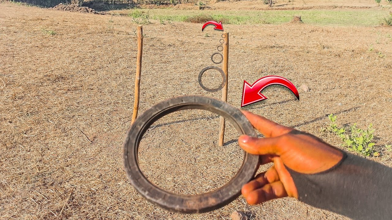 Ring Toss Games - इस रिंग को मे लकडी में perfectly फेक पाऊगा?