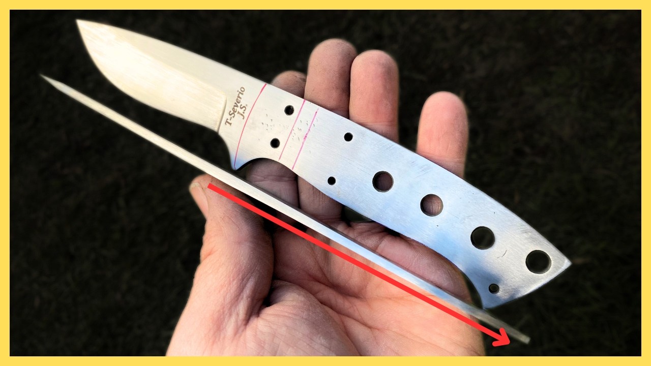 How to Taper a Knife Tang