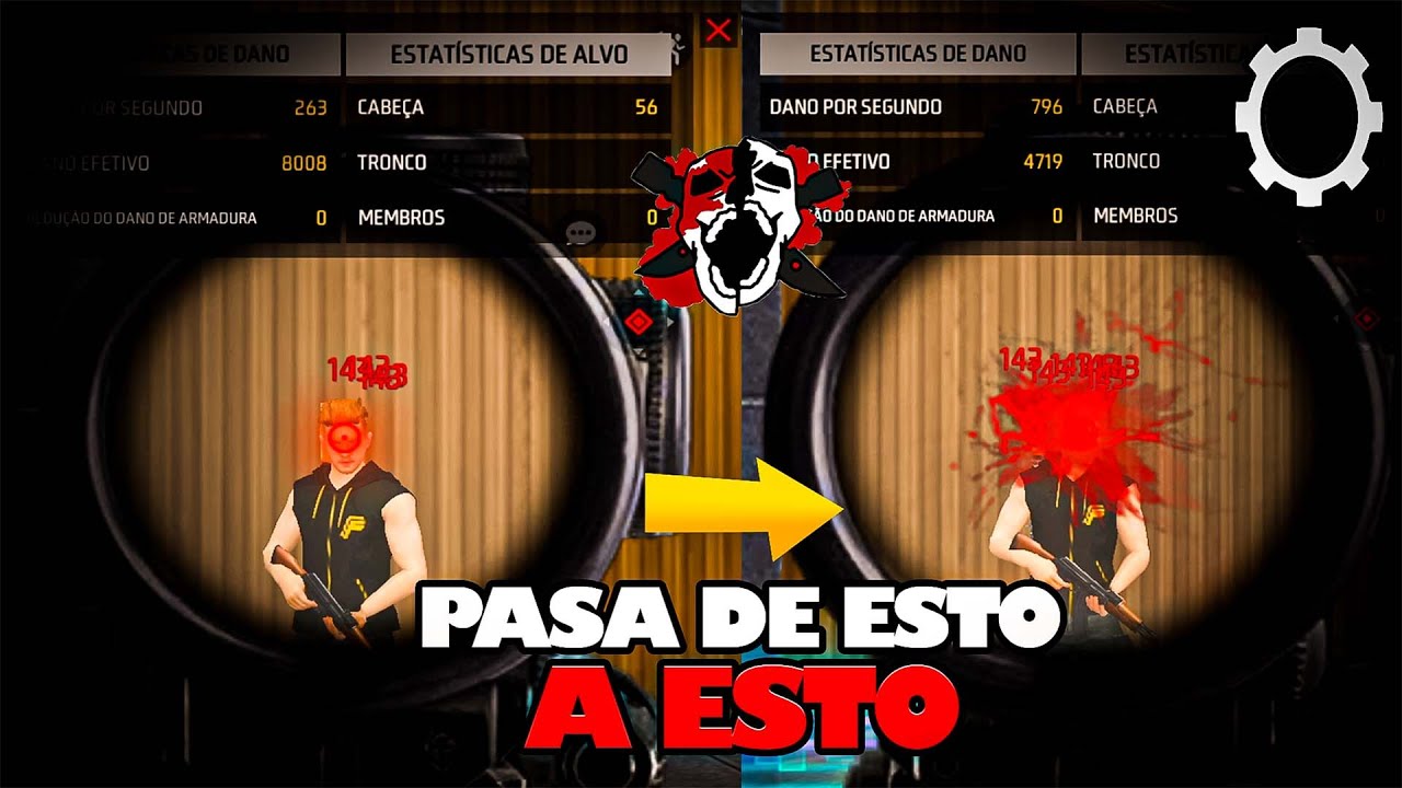 Activa✅este Efecto de Sangre🔴y Calavera💀en la Configuración de Free Fire.