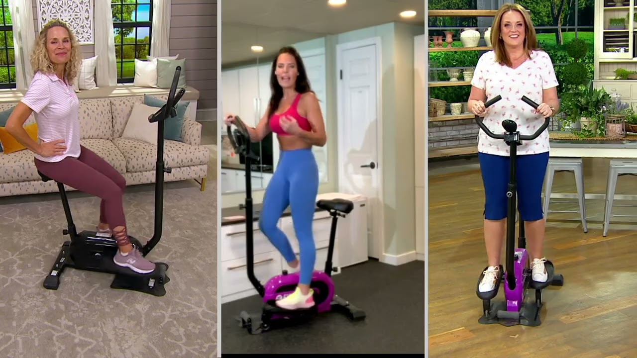 FITNATION Seated/Standing Compact Elliptical on QVC