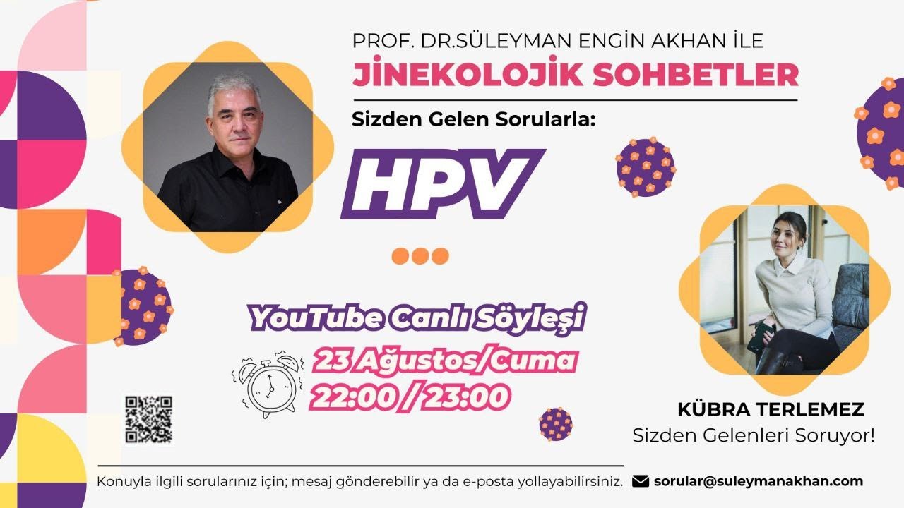 Prof. Dr. Süleyman Engin Akhan Sizden Gelen Genital HPV ile İlgili Soruları Yanıtlıyor 24.08.2024