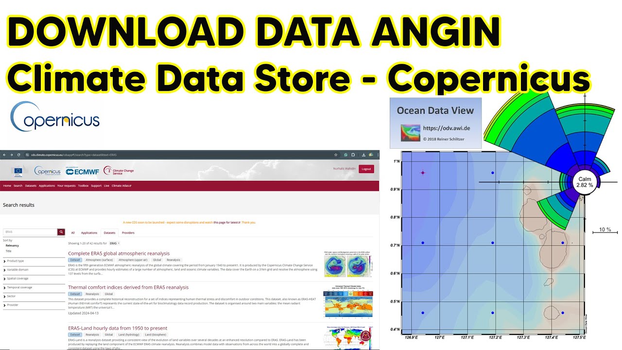 Download Data Angin-Climate Data Store Copernicus