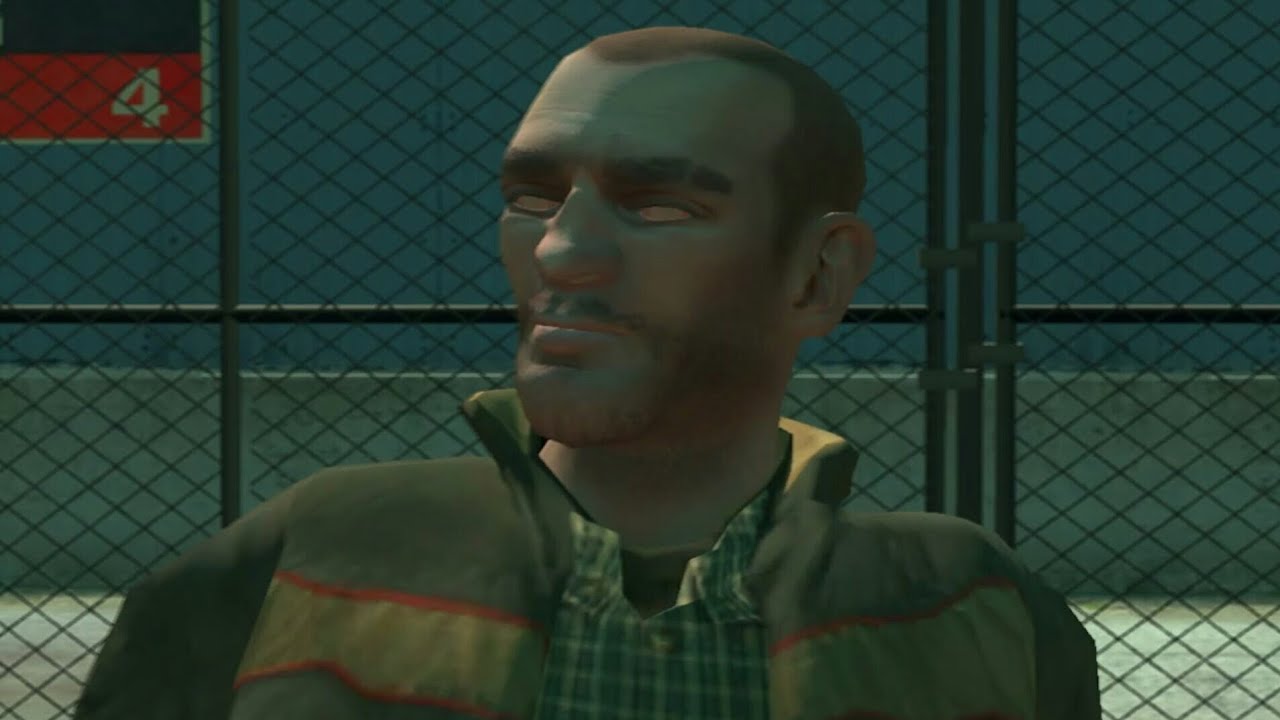 GTA 4 Darko Brevic with Niko's face texture Mod