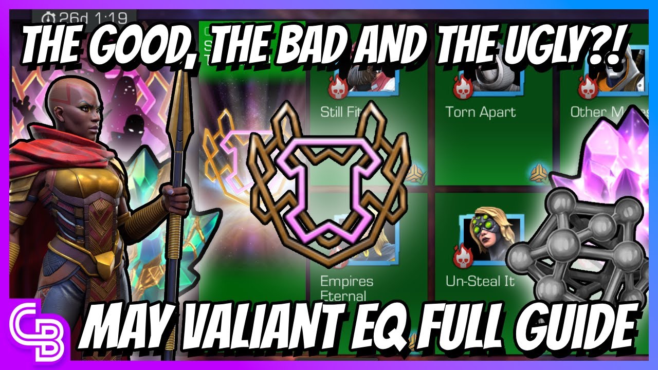 May Valiant EQ Full Guide/Review (Its Great But...?) | Marvel Contest of Champions