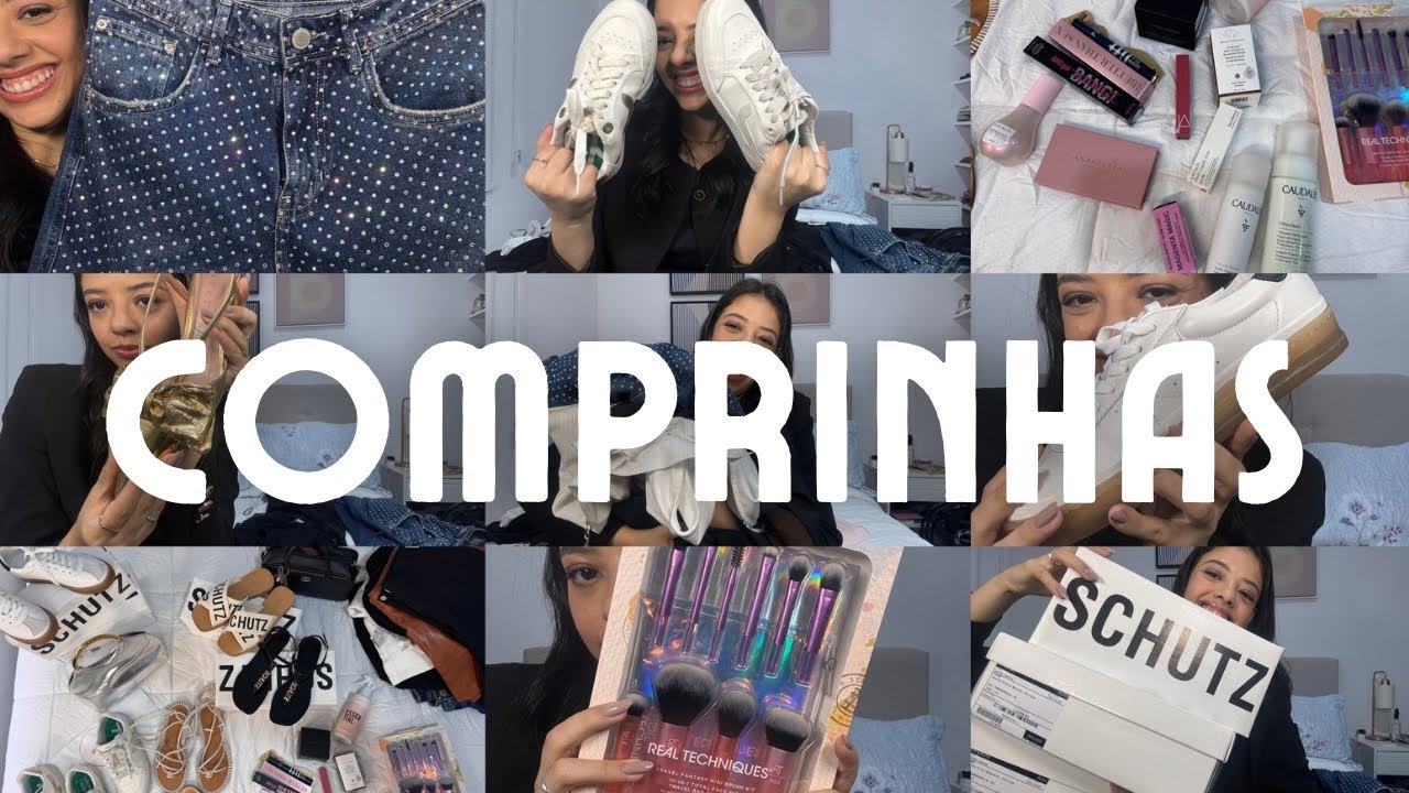 COMPRINHAS DO MÊS! MUITAS MAQUIAGENS, ROUPAS, BOLSAS E SAPATO