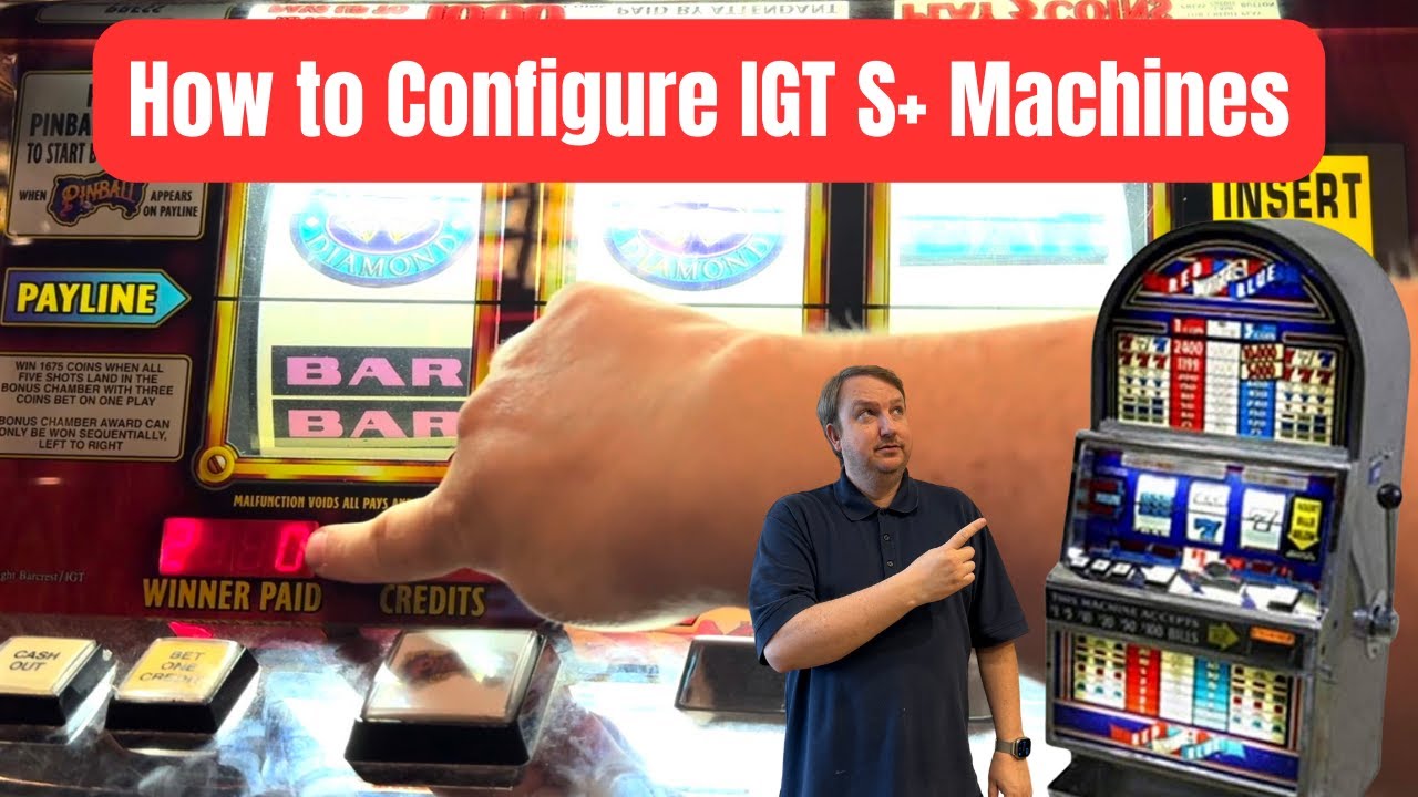 Игровой автомат IGT S+ 🎰 ЛЕГКОЕ изменение настроек