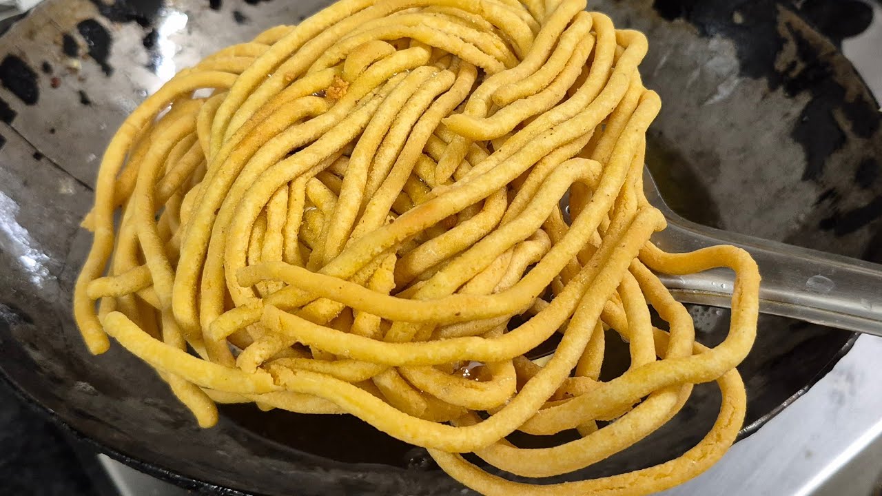 Namkeen Sev। Besan Sev|Homemade Chickpea Flour Snacks