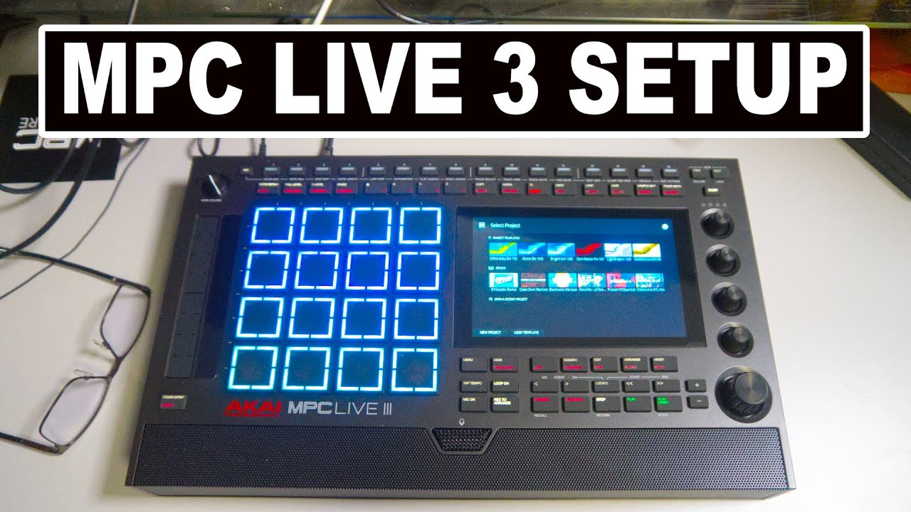AKAI MPC LIVE 3 Setup - Registration, Software Download, and Installation Walk Through