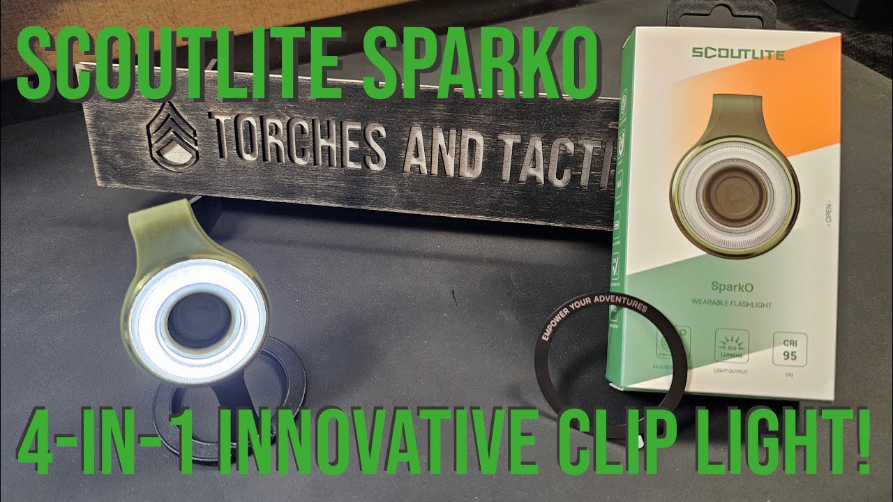 Scoutlite SparkO — инновационный фонарь-клипса — теперь на Kickstarter!