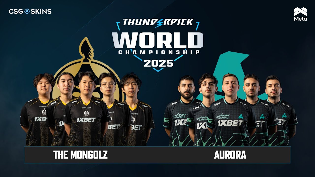 The MongolZ vs Aurora - Thunderpick World Championship 2025 - 3rd place - MN cast