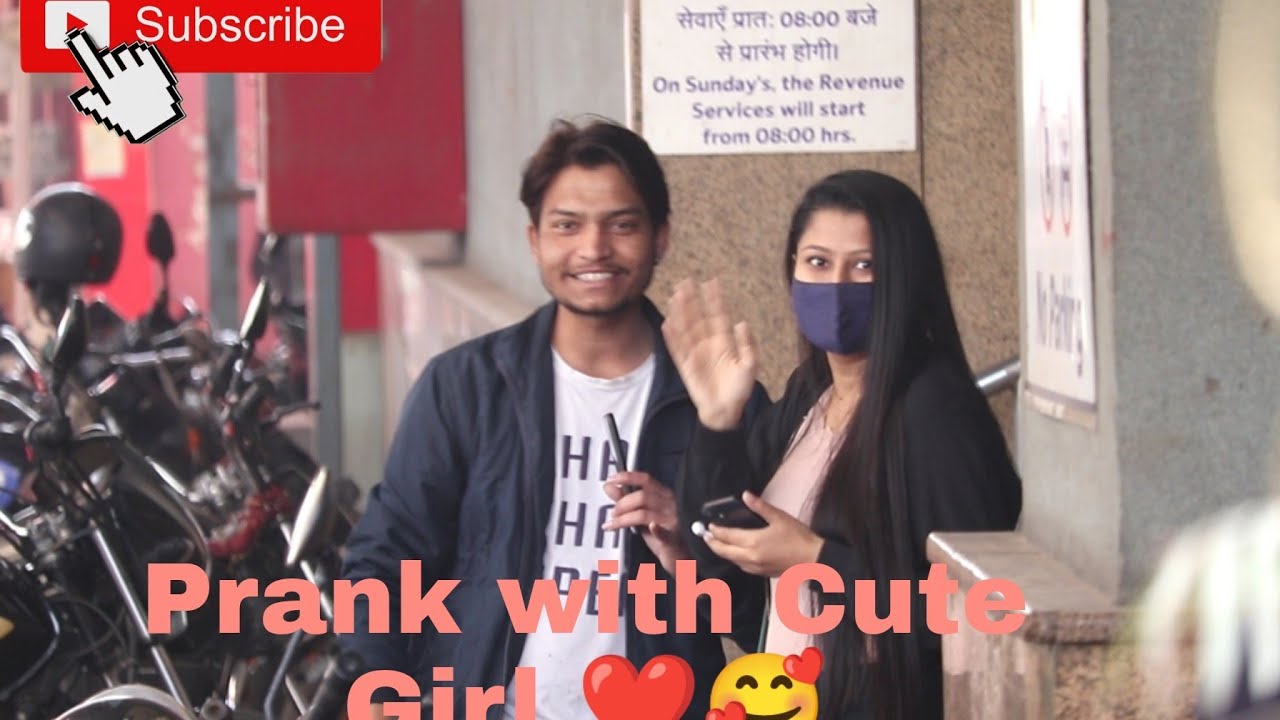 Prank with Cute Girl 😍| Video bye Surya Prankster #GZB Prank