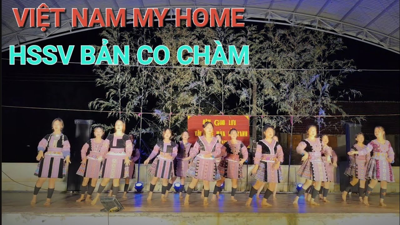 Việt Nam my home - Hội HSSV bản Co Chàm múa giao lưu hè 2024 || Lóng Luông TV