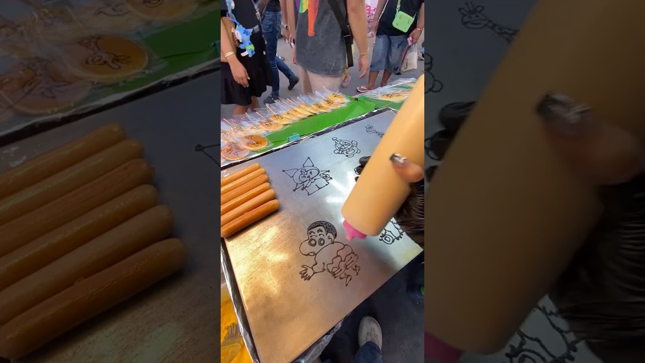 Cartoon pancakes and hotdogs at the same time?! 🥞🌭🤷🏽‍♂️ Why not! 🤯With @ann_nampung