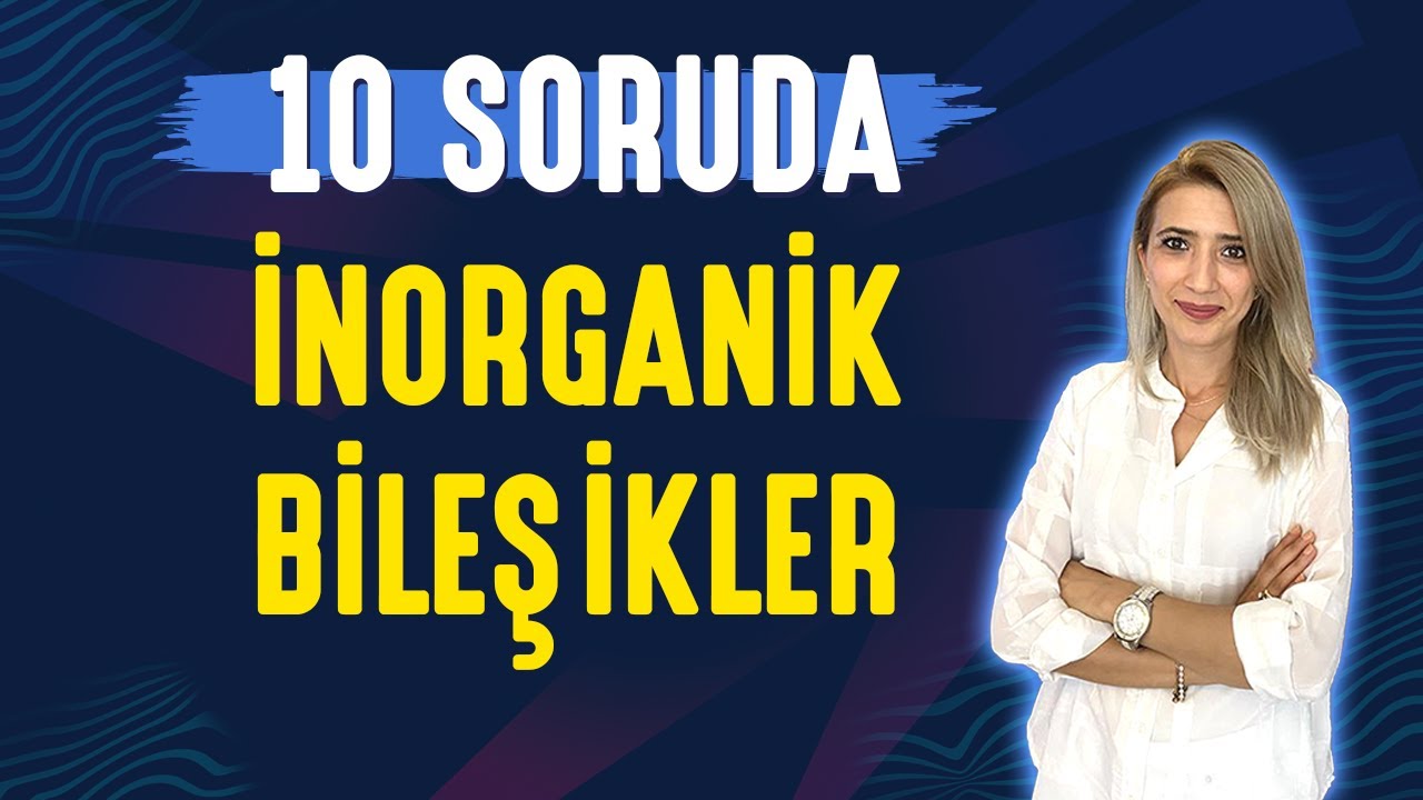 📌10 SORUDA l İNORGANİK BİLEŞİKLER  | TYT 9.SINIF l Seda Hoca Biyoloji 🤗