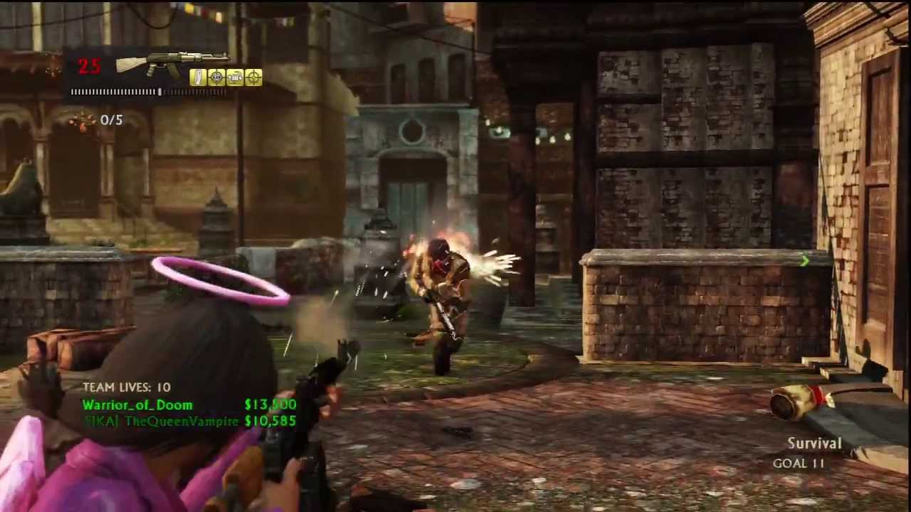 Uncharted 3 Co-op Arena Plaza ✮ Crushing ✮ No Deaths & 2 players ♡ Ft. TheQueenVampire