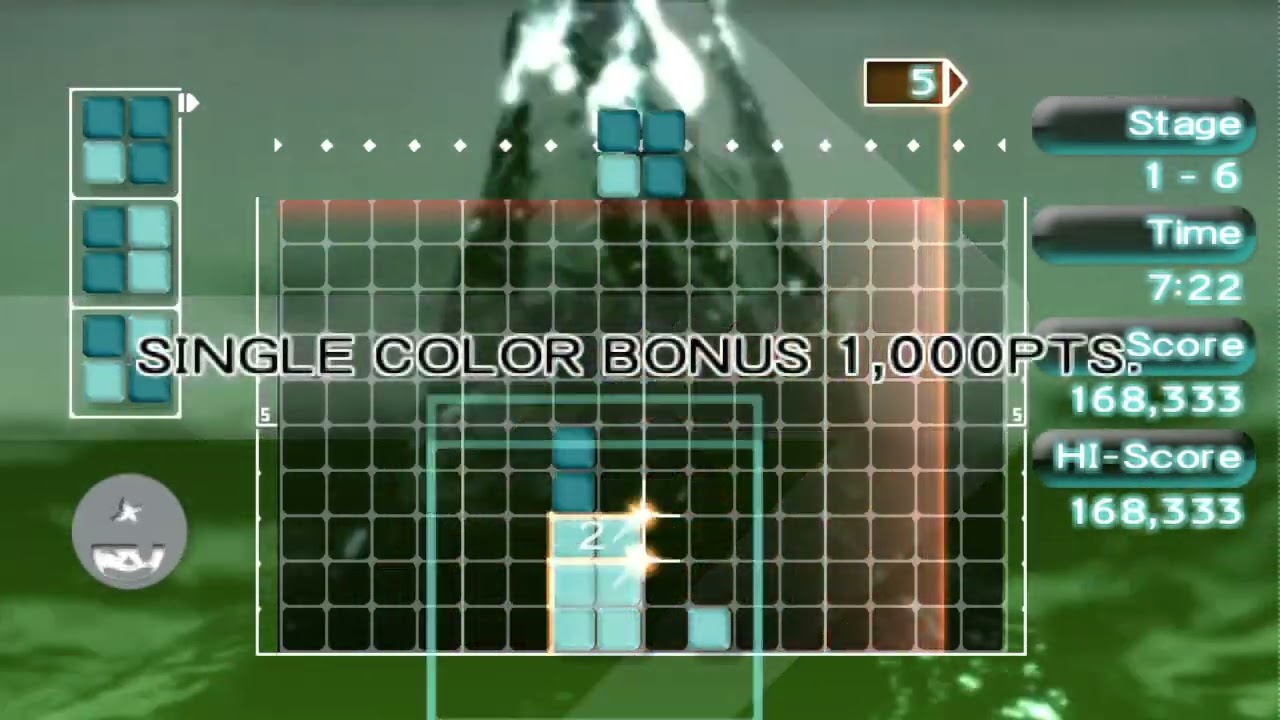 Lumines II - Class B - Stage 1-1 to 2-1 - 908,441