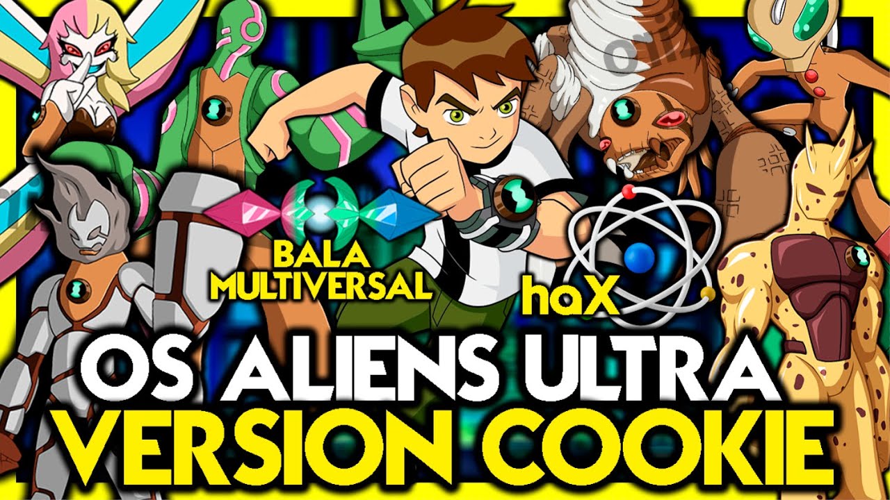 CONHEÇA OS ALIENS ULTRA VERSION COOKIES DE BEN 10!!!