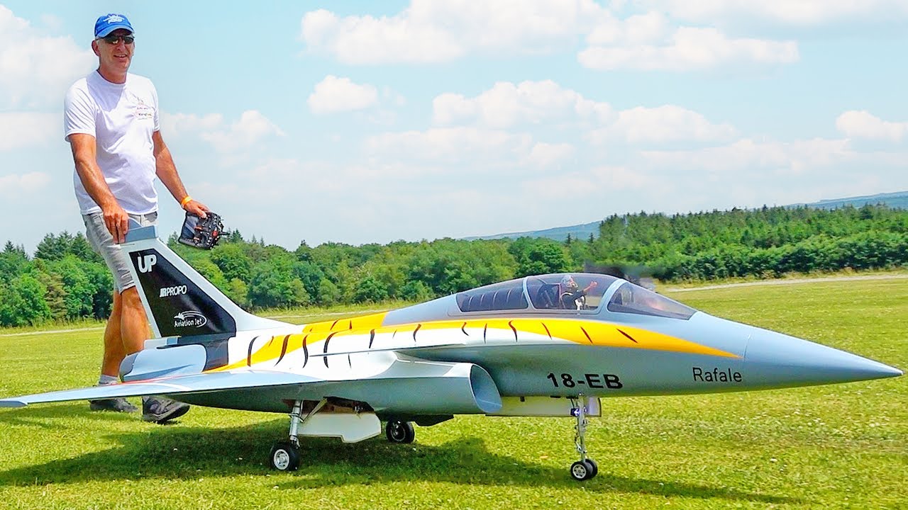 AMAZING RC DASSAULT RAFALE RC TURBINE JET SCALE MODEL