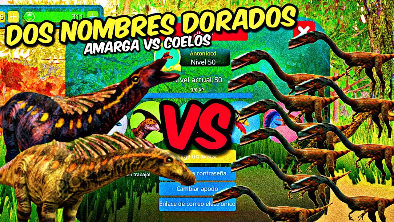 AMARGASAURUS VS +30 COELOPHYSIS ☠️ | EVENTO POR DOS NOMBRES DORADOS