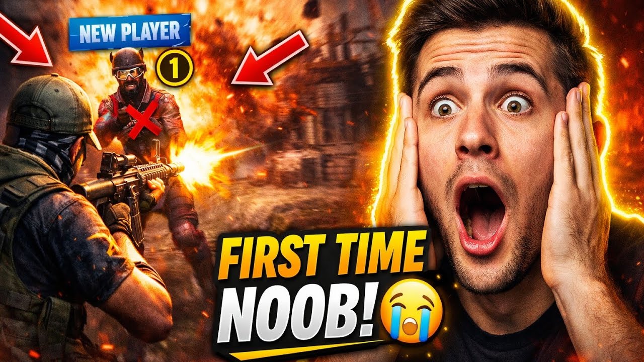What Just Happened?! 😱 First time playing Free fire 