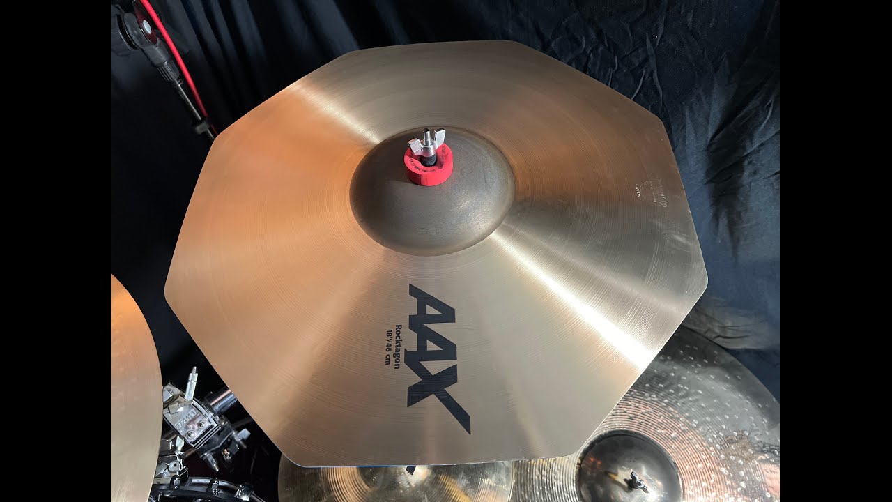 Sabian Cymbal Selection Aero crashes, Rocktagon, Big Cup Hats and Todd Sucherman signature ride.