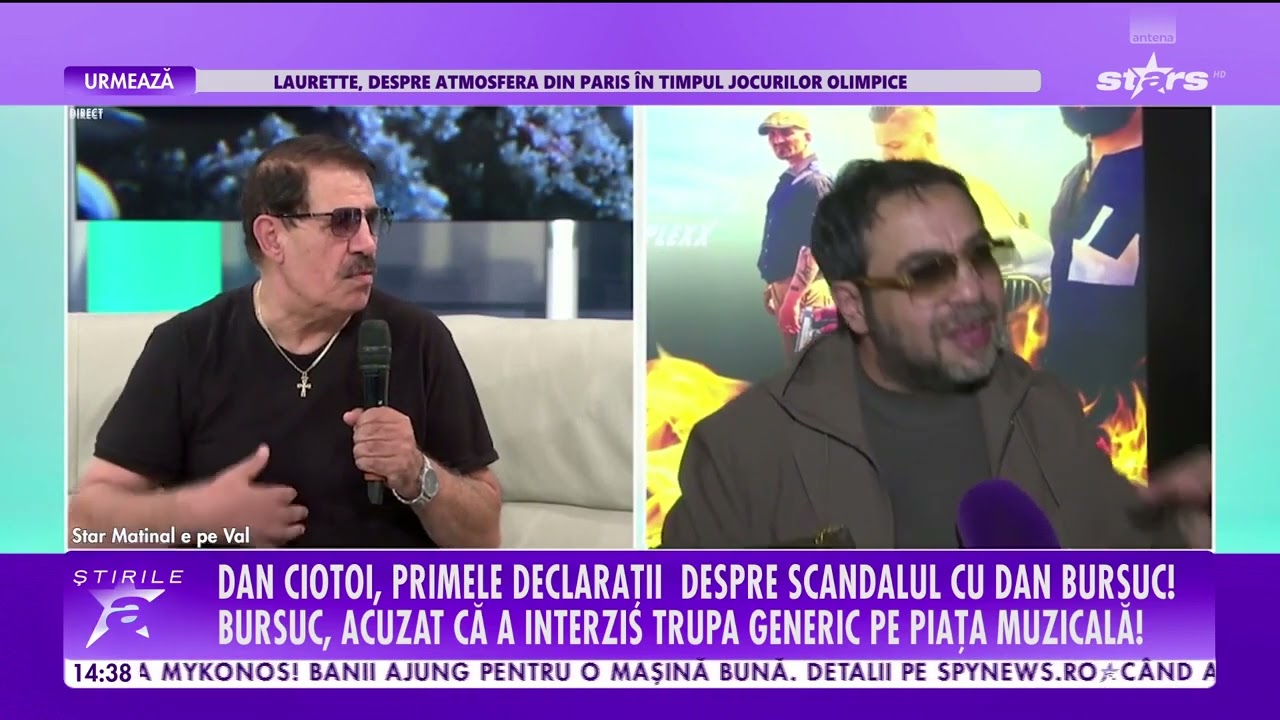 Dan Ciotoi, primele declarații despre scandalul cu Dan Bursuc