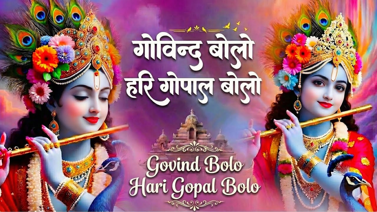 GOVIND BOLO HARI GOPAL BOLO | VERY BEAUTIFUL SONG - POPULAR KRISHNA BHAJAN ( FULL SONG )