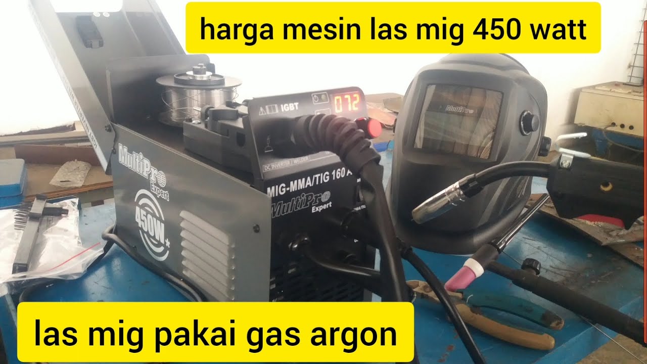 Las Mig Pakai Gas Argon. di mesin las mig 450 watt. bagaimana hasilnya..?