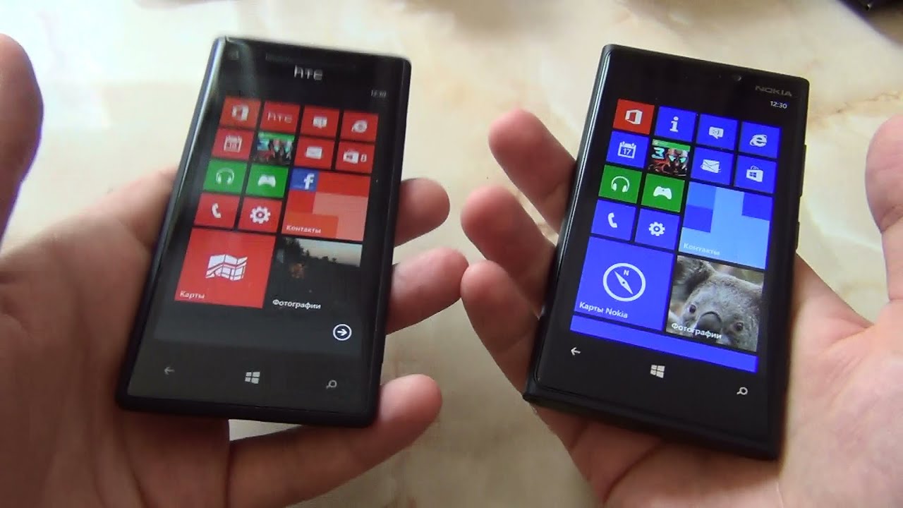 Сравнение Nokia Lumia 920 и HTC Windows Phone 8X / от Арстайл /