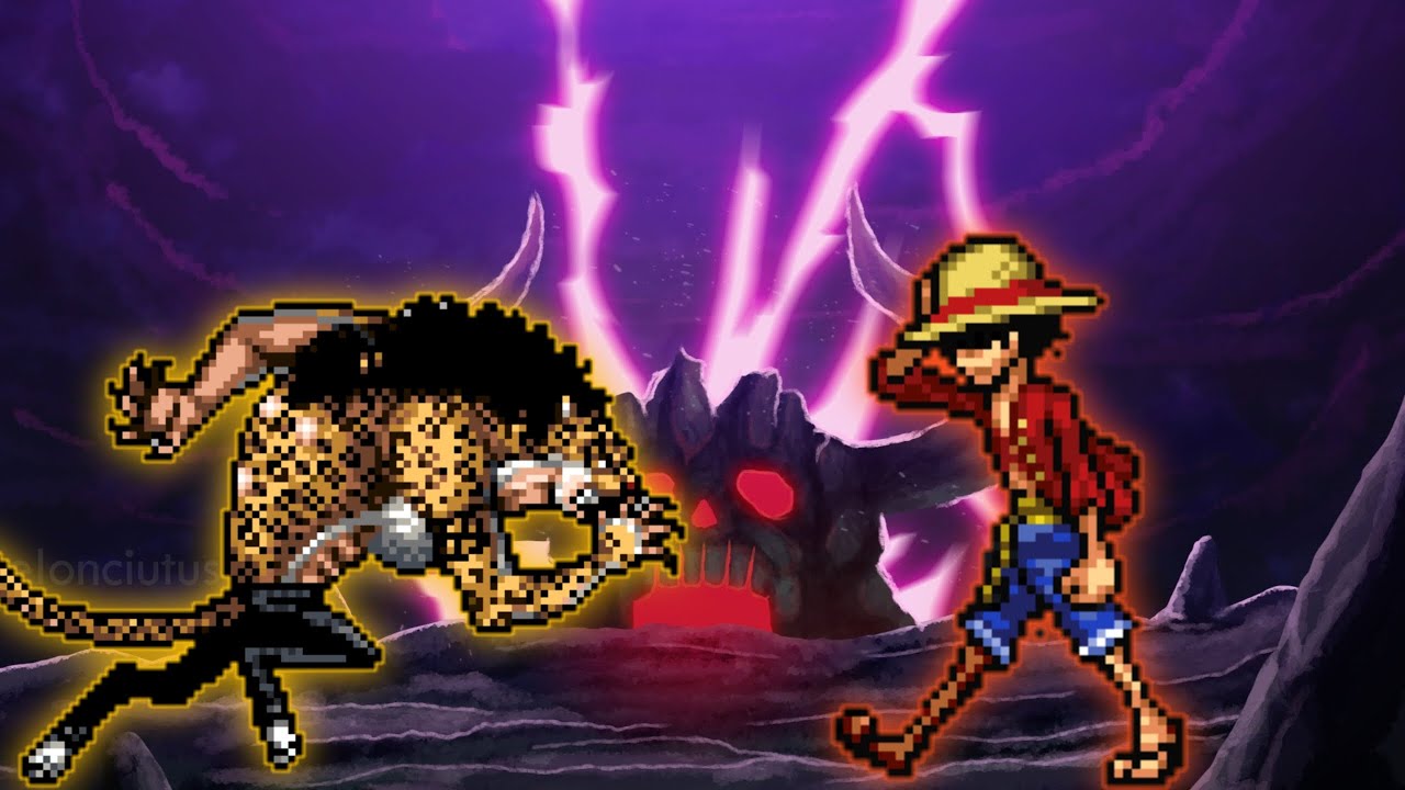 Lucci OP(New) VS Luffy 5th Emperor OP in Jump Force Mugen
